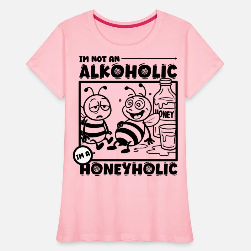 Playful Bee Friendship While Drunk  Illustration