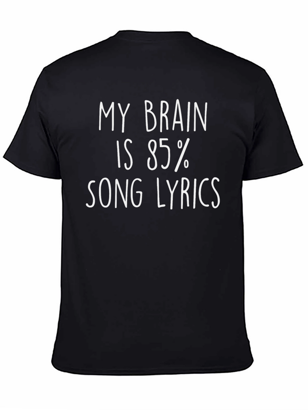 Song Lyrics Brain T-Shirt