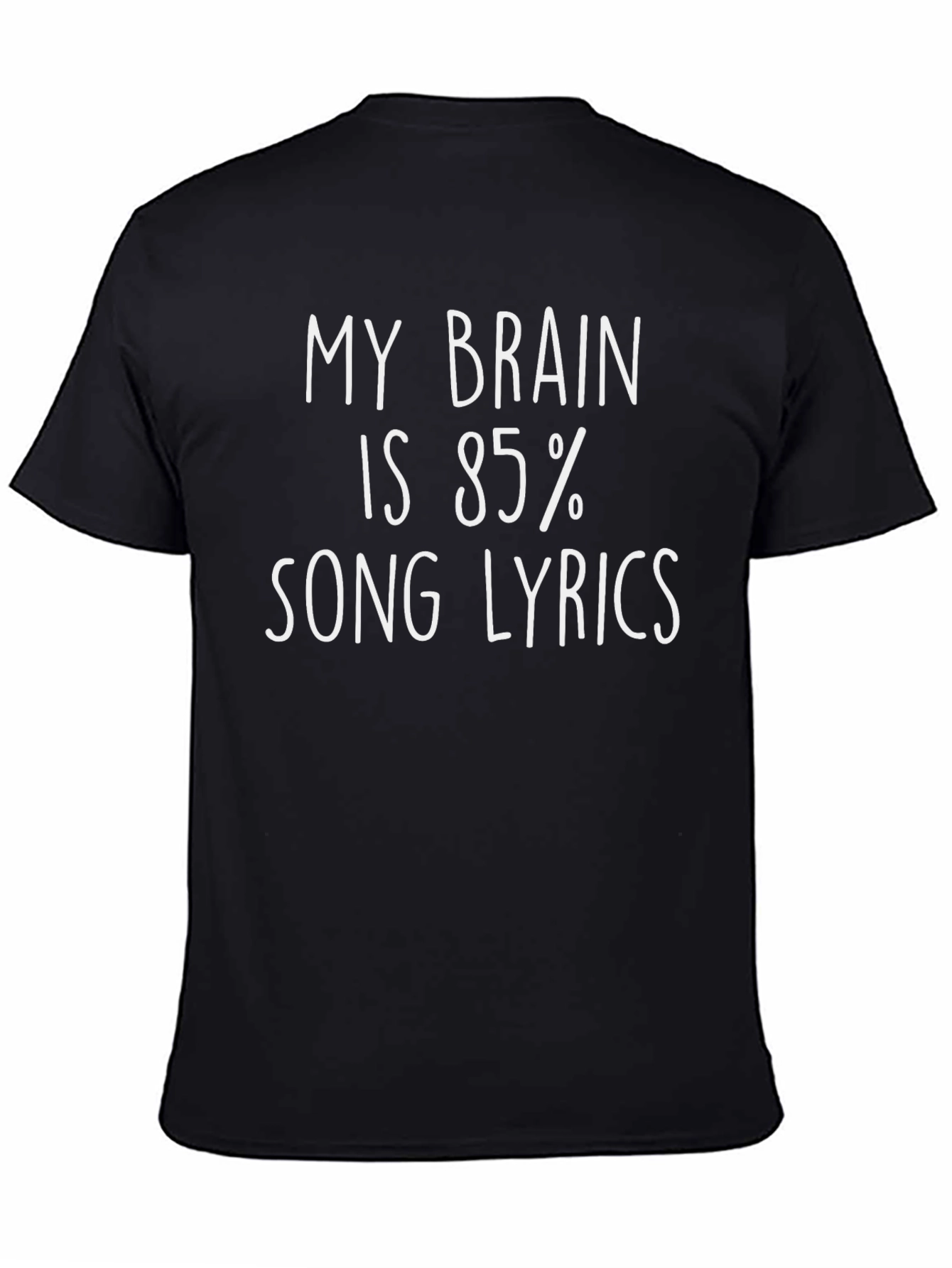 Song Lyrics Brain T-Shirt