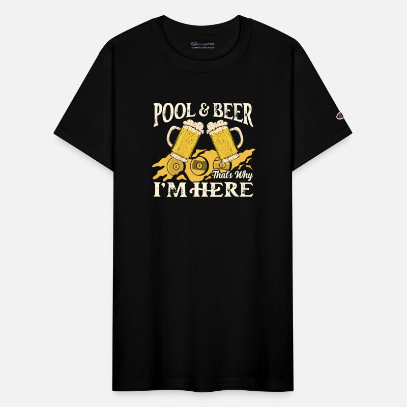 Pool & Beer That's Why I'm Here Billard Pool Billi