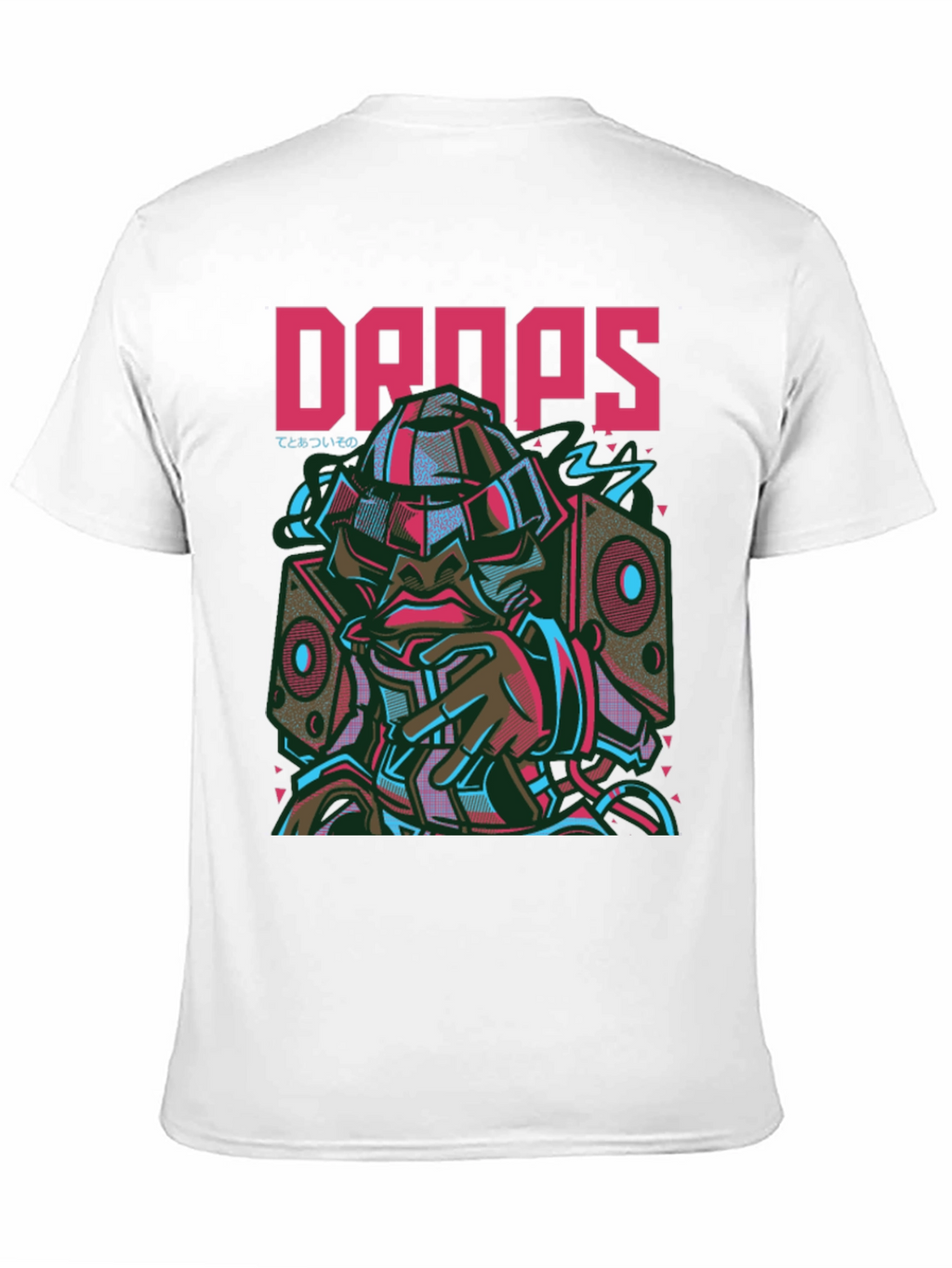 Drops Graphic Tee - Urban Style Short Sleeve
