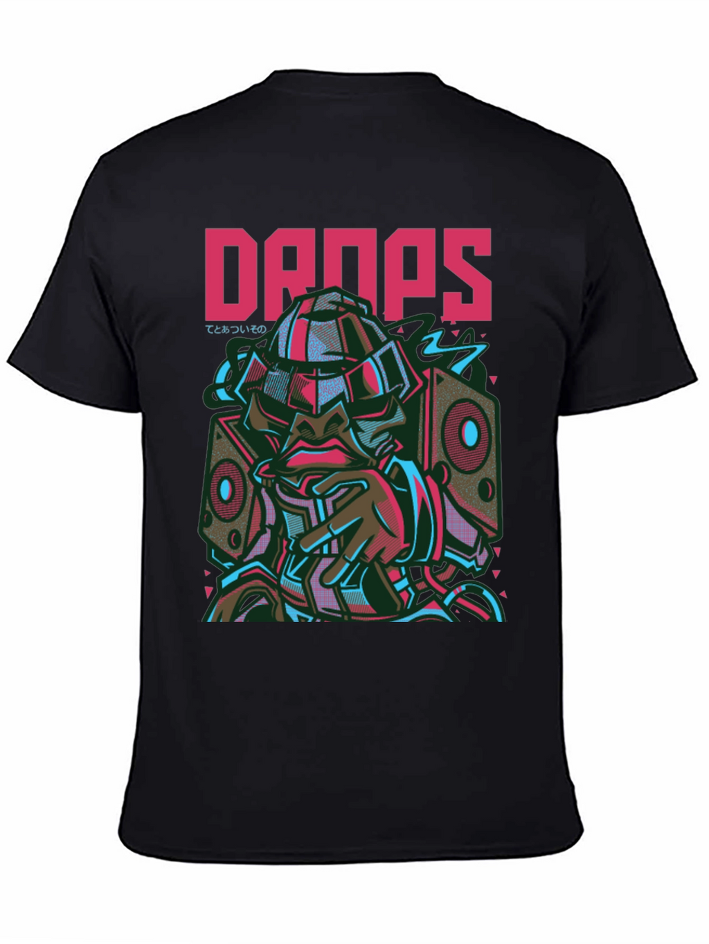 Drops Graphic Tee - Urban Style Short Sleeve