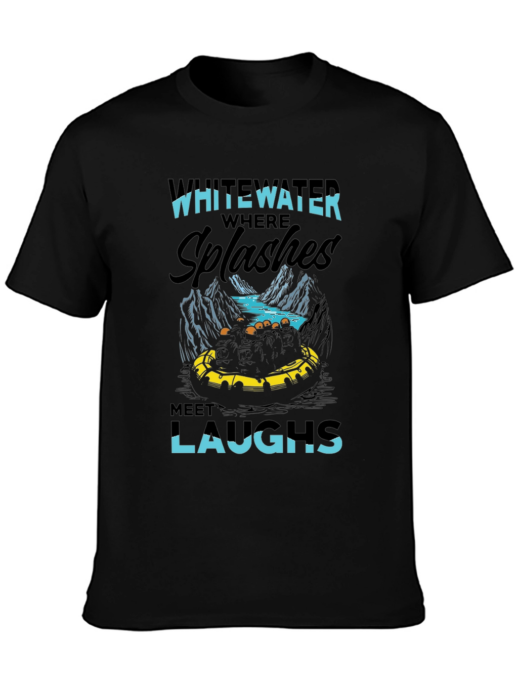 Whitewater Rafting Graphic T-Shirt - Adventure Ready!