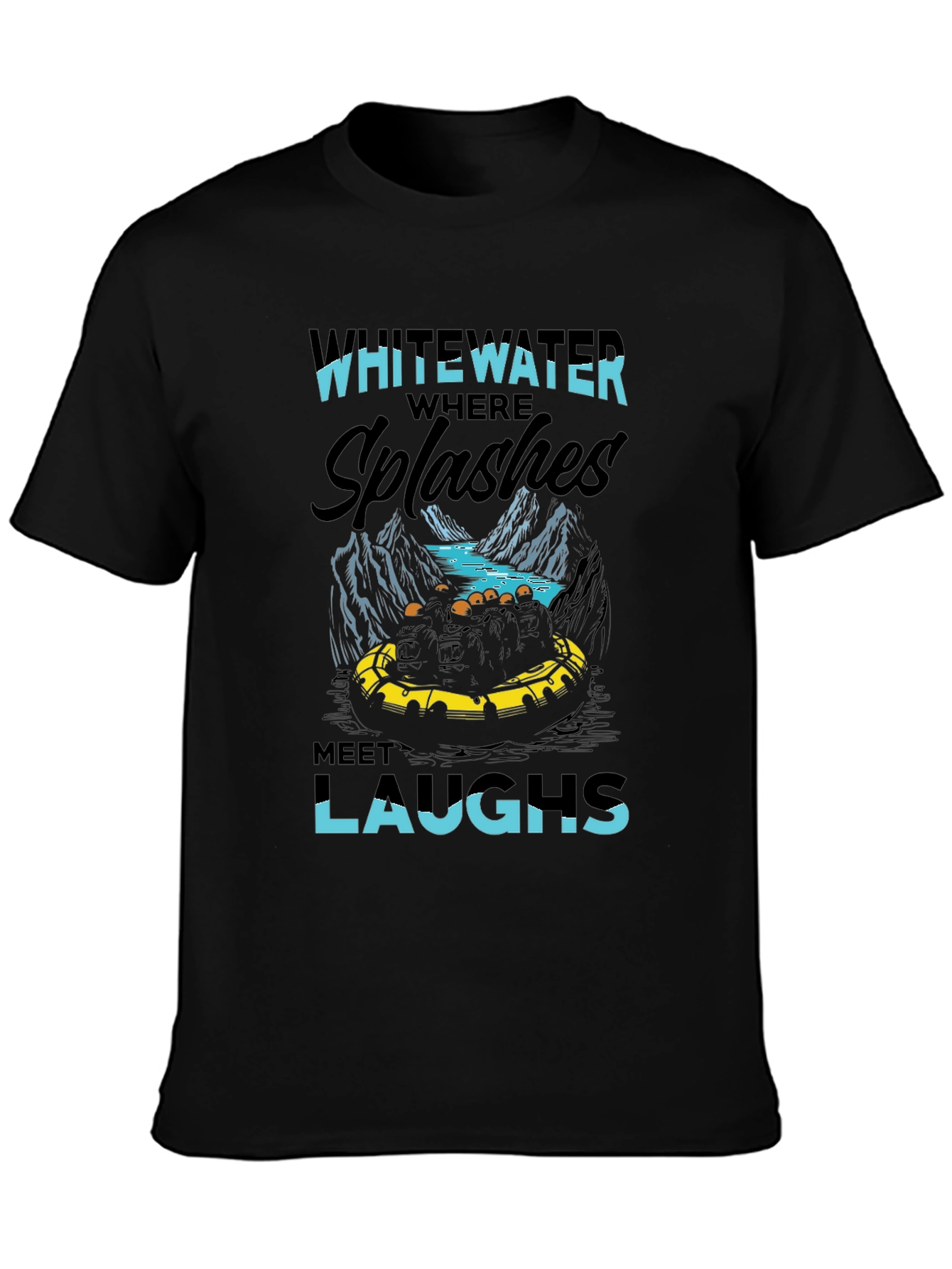 Whitewater Rafting Graphic T-Shirt - Adventure Ready!