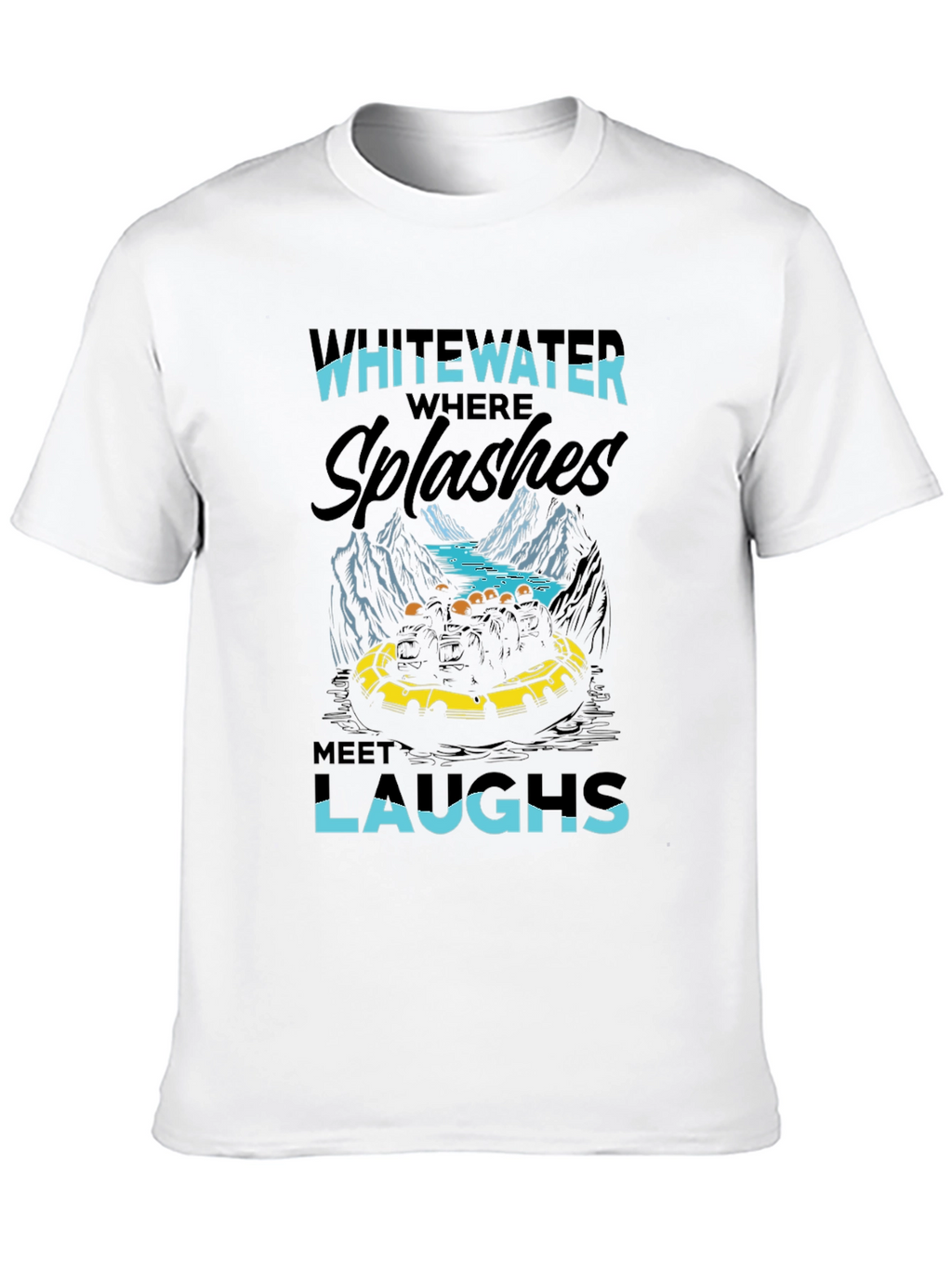 Whitewater Rafting Graphic T-Shirt - Adventure Ready!