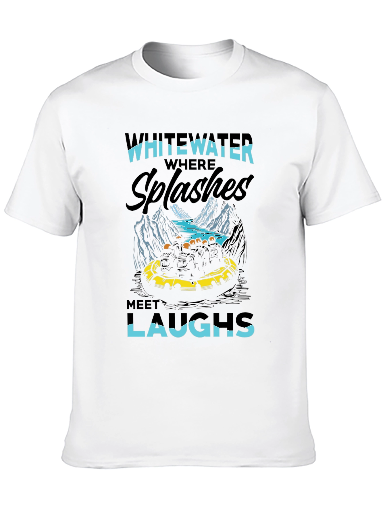 Whitewater Rafting Graphic T-Shirt - Adventure Ready!