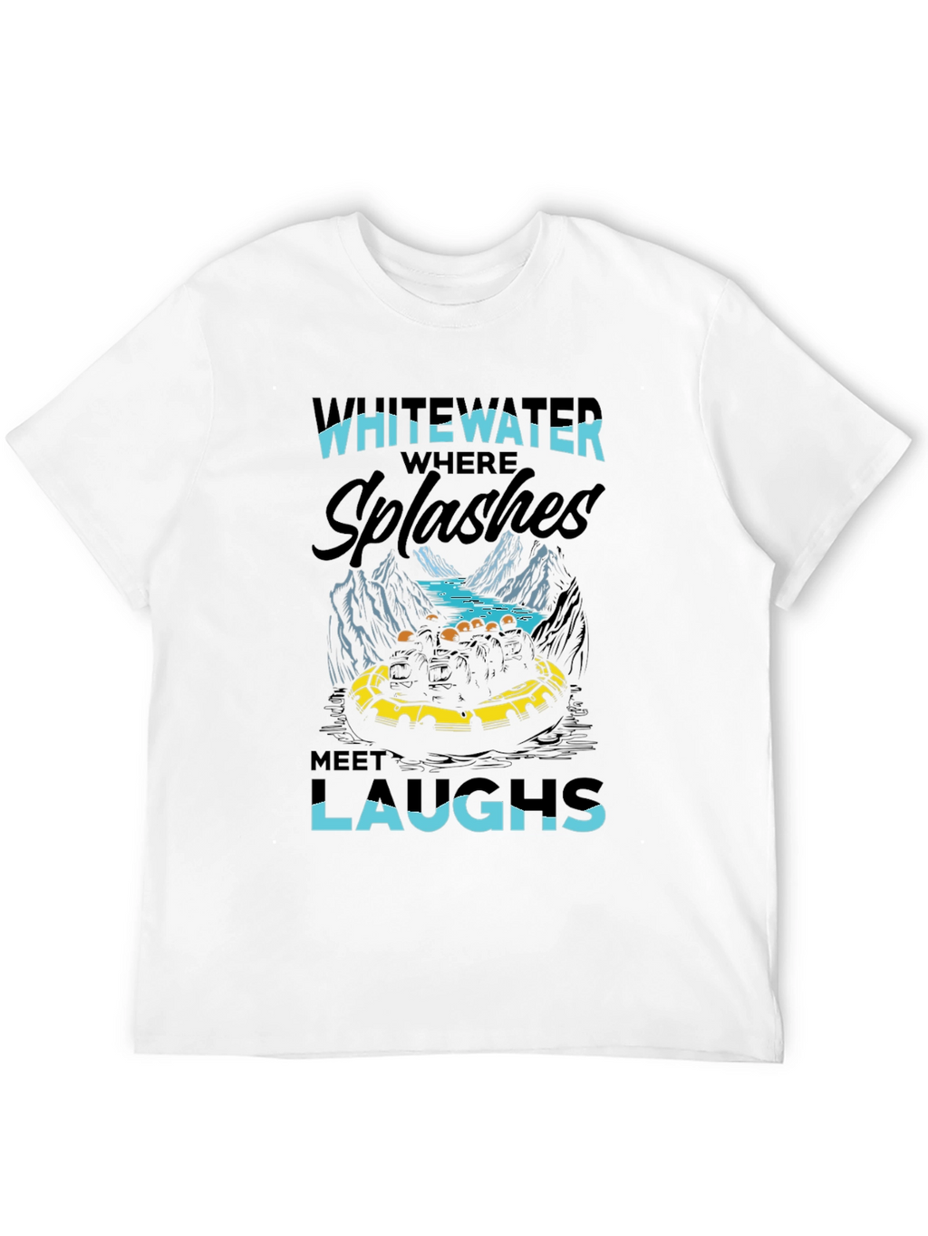 Whitewater Rafting Graphic T-Shirt - Adventure Ready!