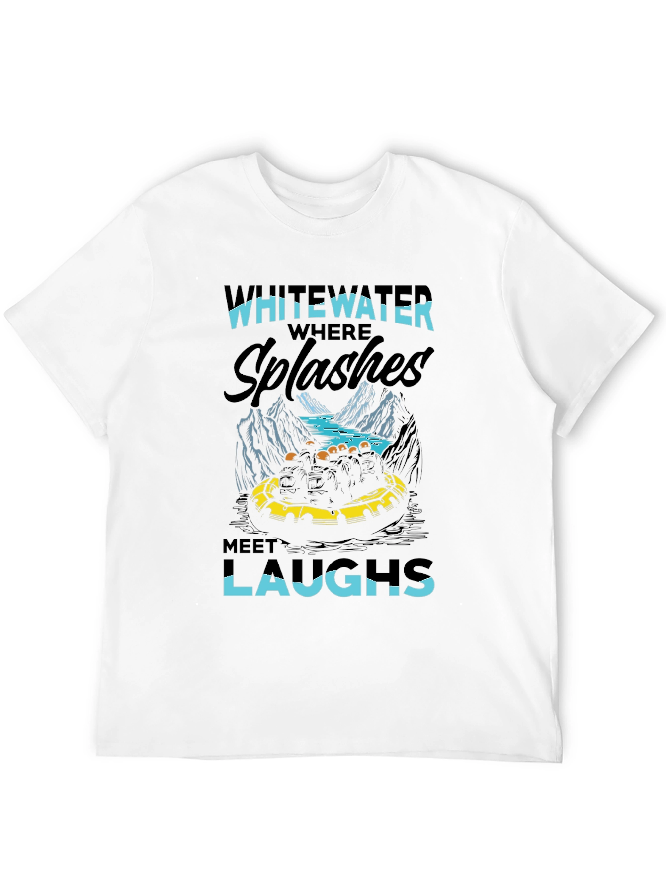 Whitewater Rafting Graphic T-Shirt - Adventure Ready!