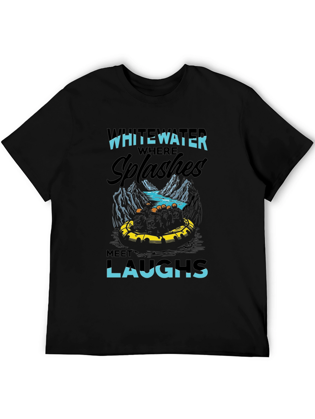 Whitewater Rafting Graphic T-Shirt - Adventure Ready!