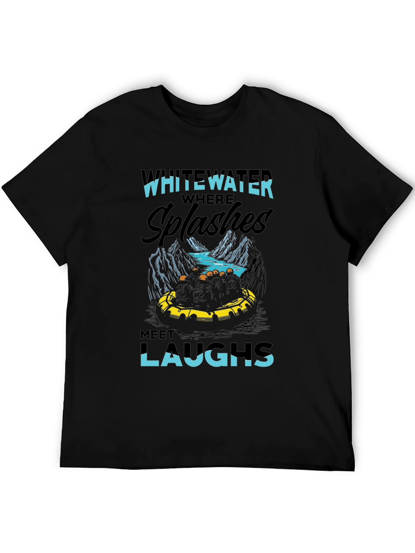 Whitewater Rafting Graphic T-Shirt - Adventure Ready!