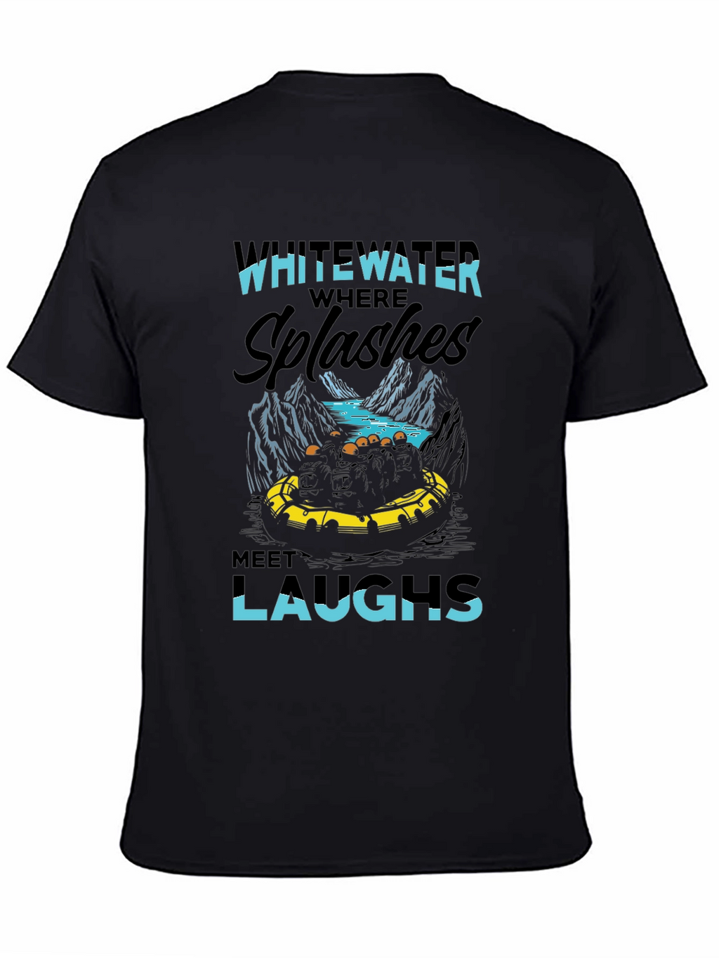 Whitewater Rafting Graphic T-Shirt - Adventure Ready!
