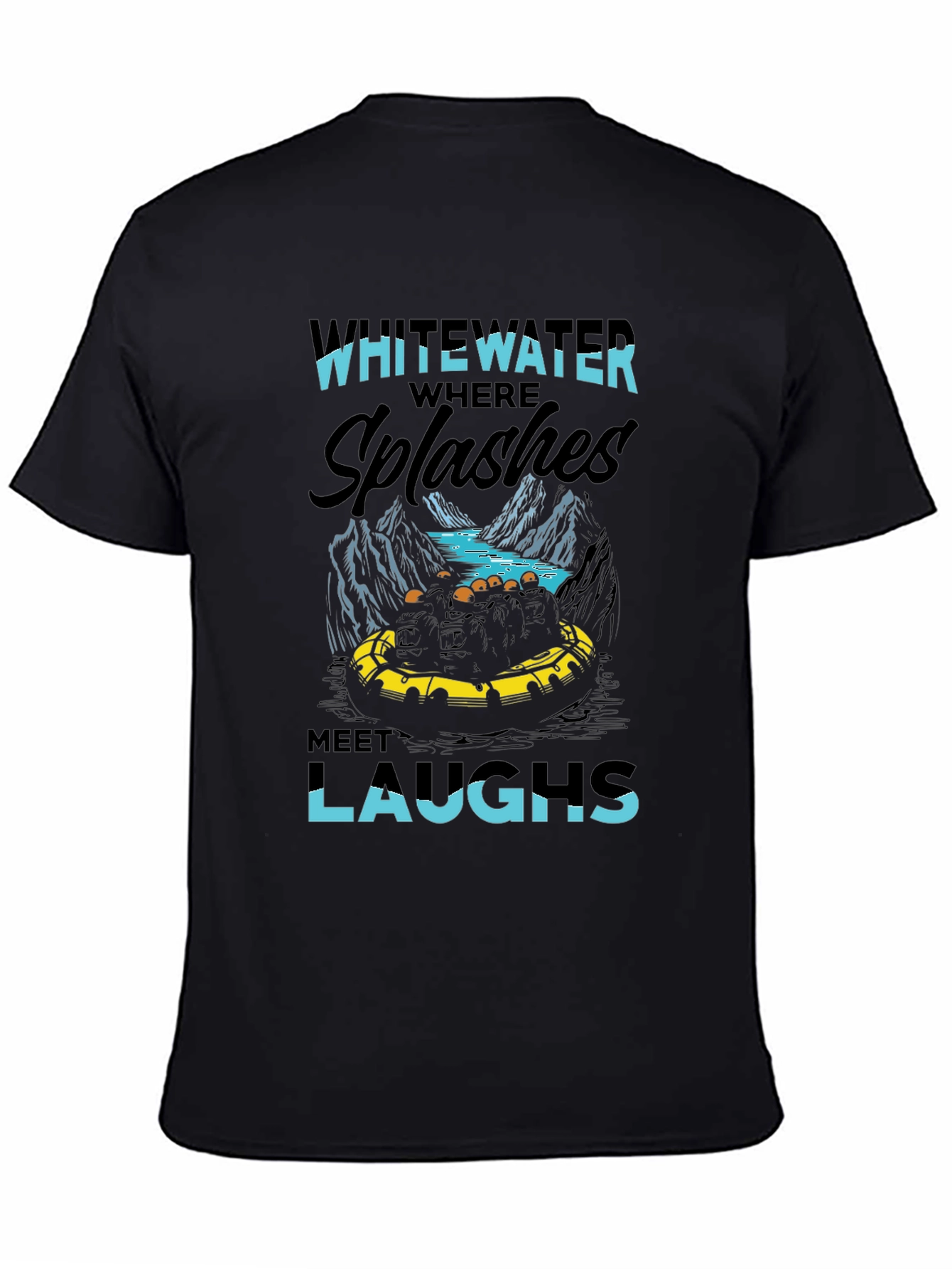 Whitewater Rafting Graphic T-Shirt - Adventure Ready!