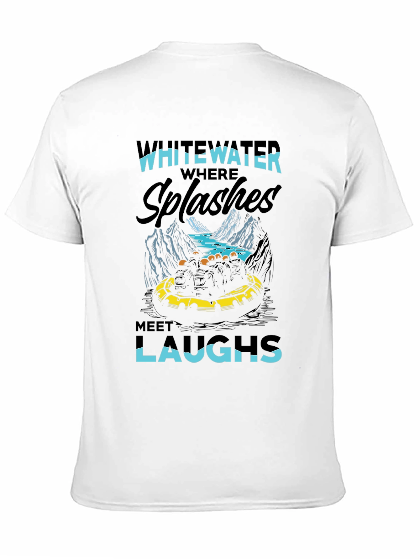 Whitewater Rafting Graphic T-Shirt - Adventure Ready!