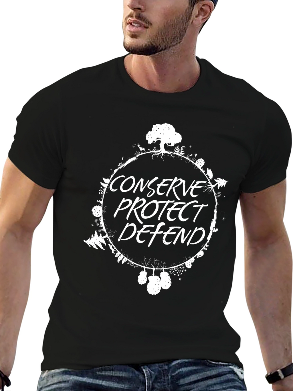 Conserve Protect Defend Graphic Tee