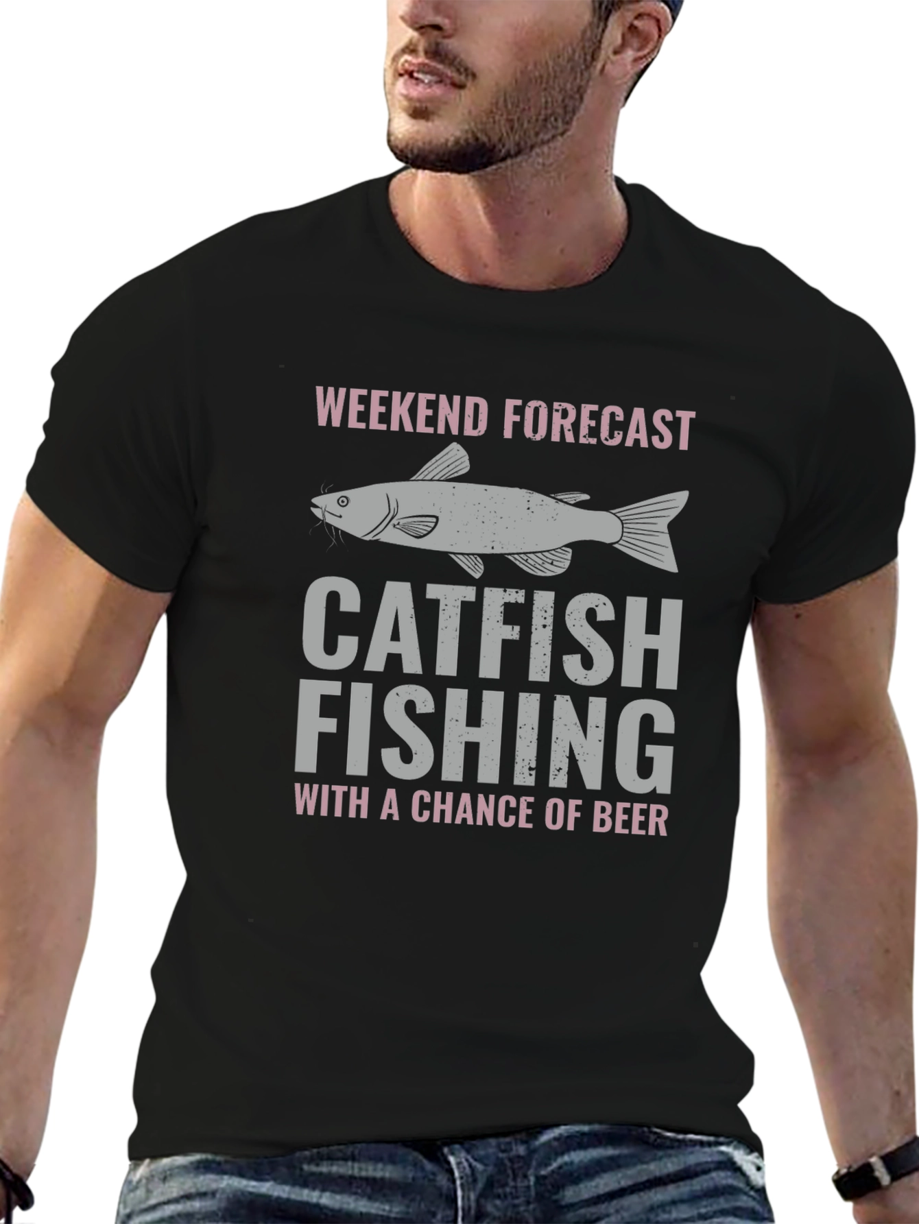 Catfish Fishing Weekend Forecast T-Shirt
