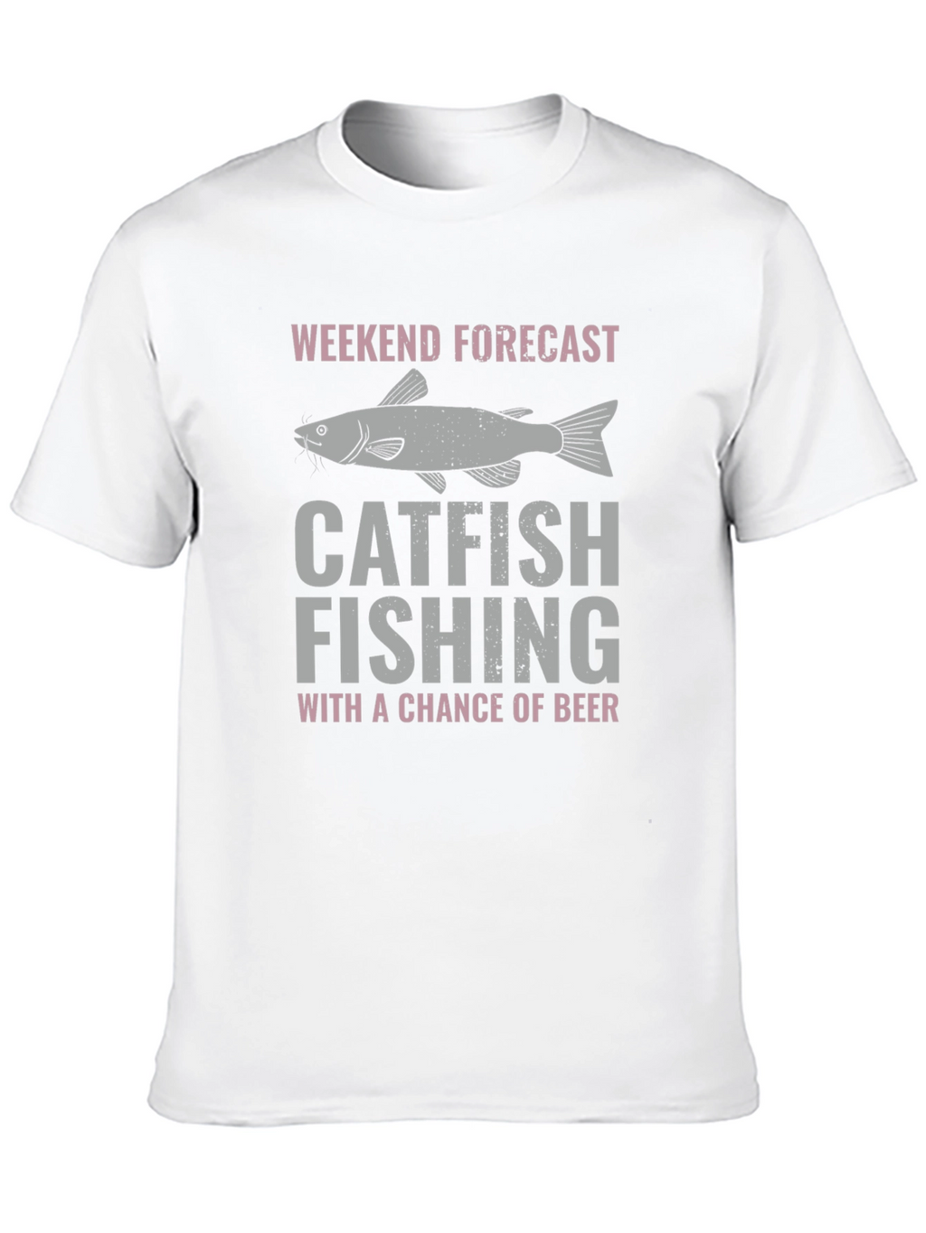 Catfish Fishing Weekend Forecast T-Shirt