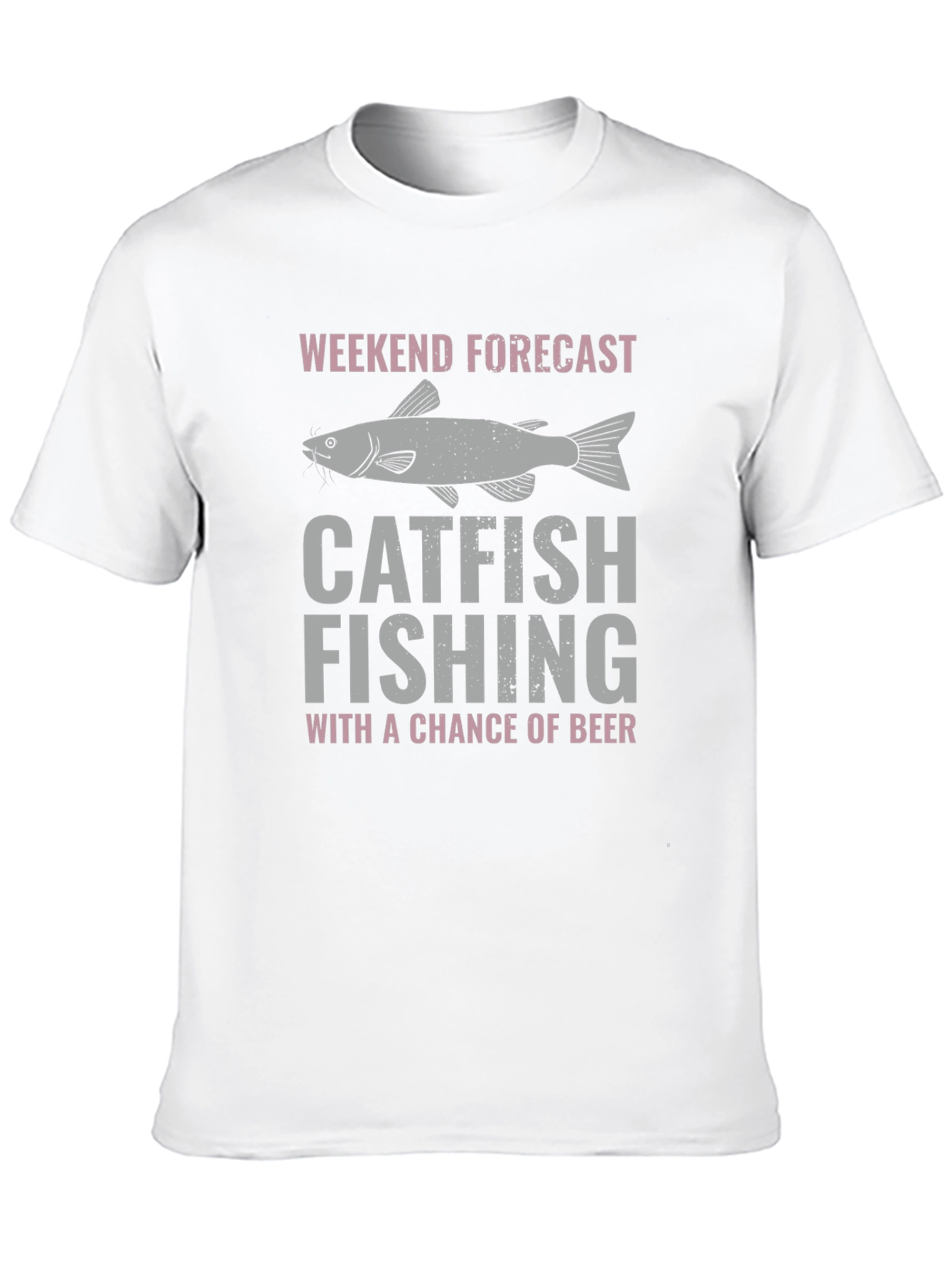 Catfish Fishing Weekend Forecast T-Shirt