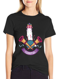 Carnival Cat T-Shirt - Festive Celebration Wear
