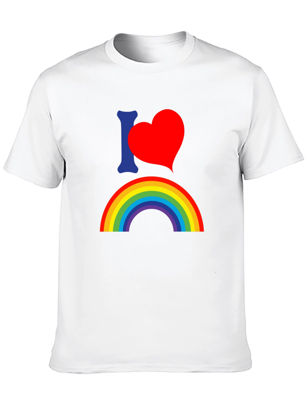 Rainbow Pride T-Shirt - I Heart Rainbow