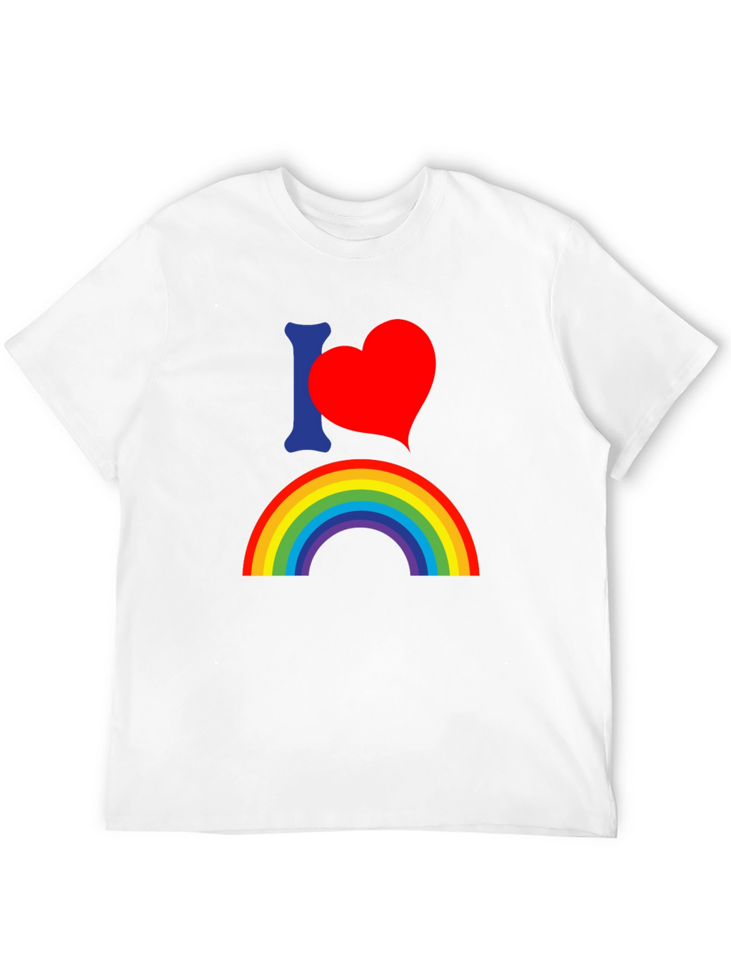 Rainbow Pride T-Shirt - I Heart Rainbow