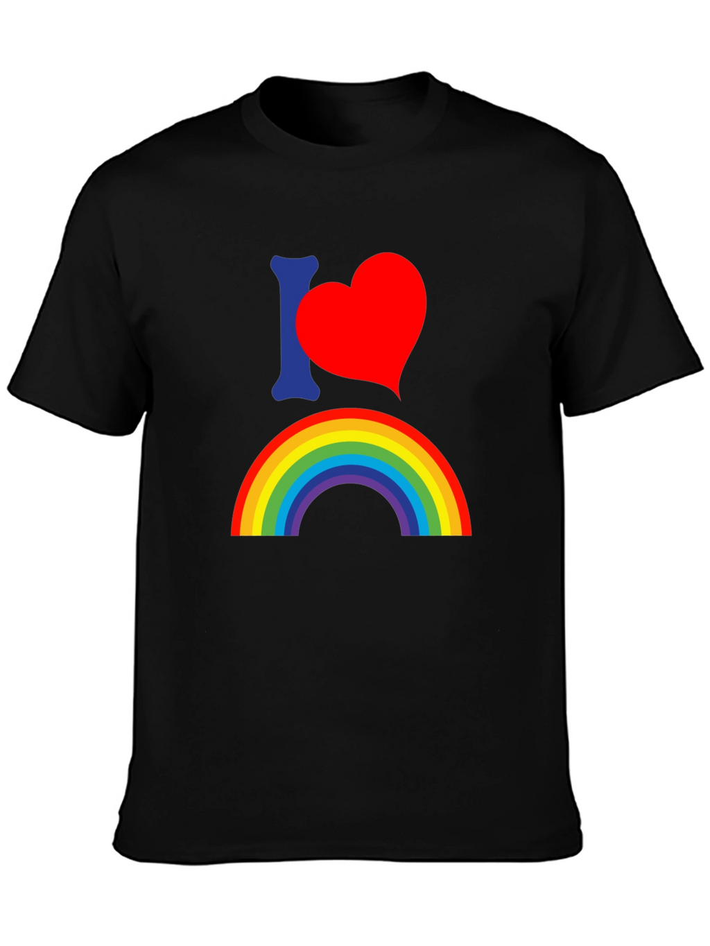 Rainbow Pride T-Shirt - I Heart Rainbow