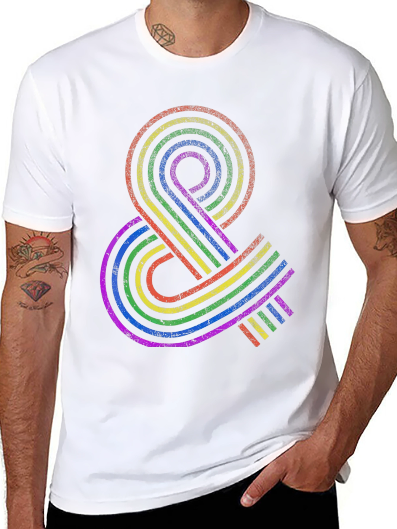 Rainbow Ampersand Pride T-Shirt