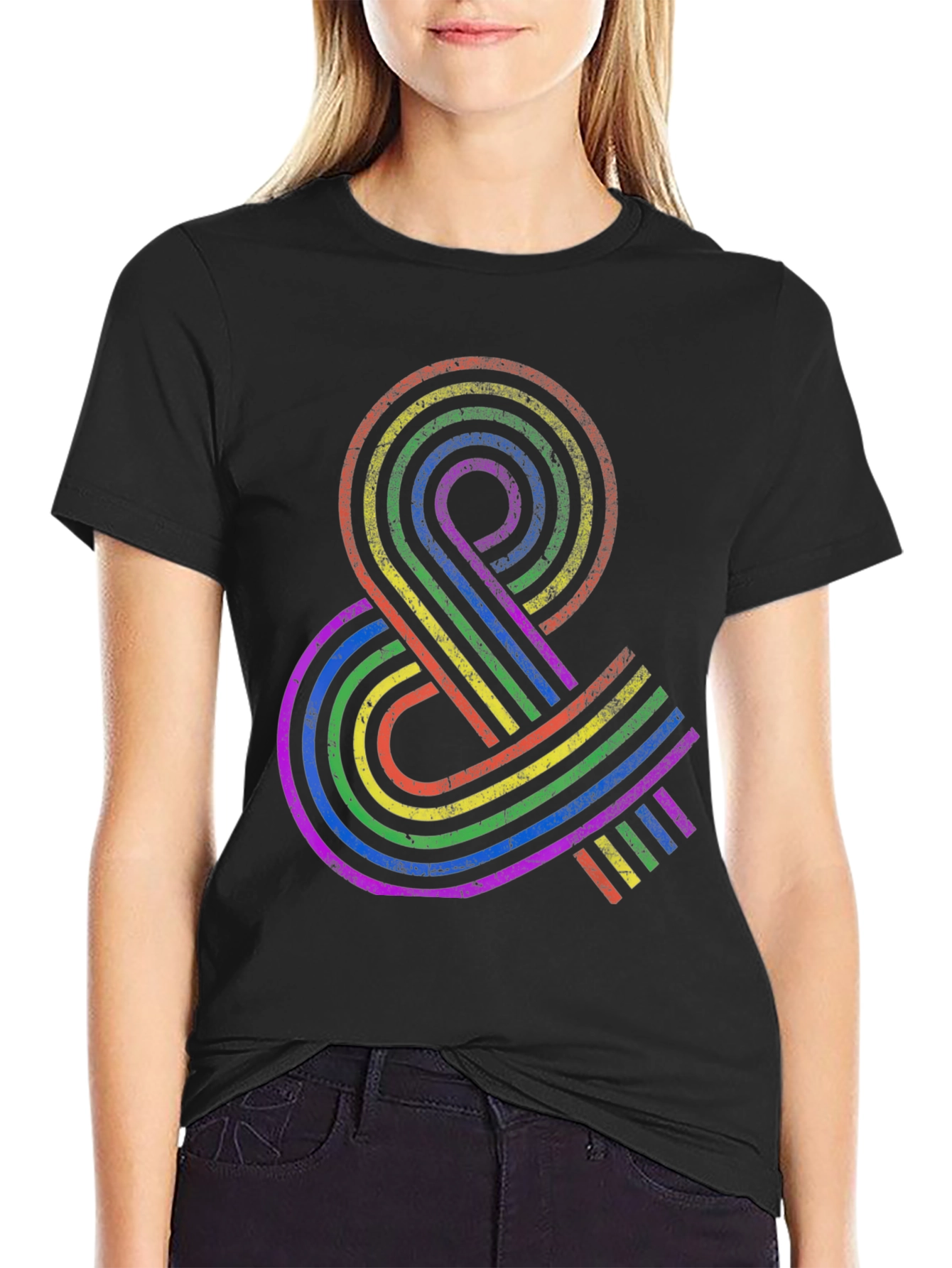 Rainbow Ampersand Pride T-Shirt