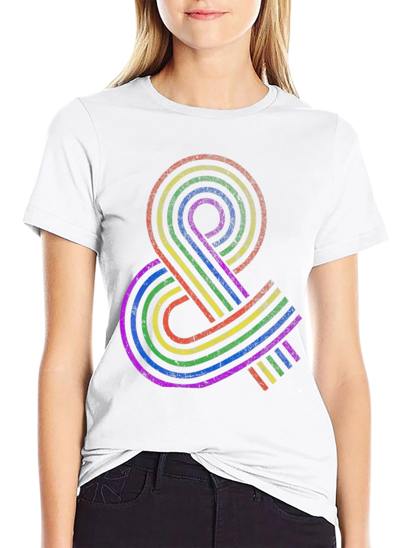 Rainbow Ampersand Pride T-Shirt