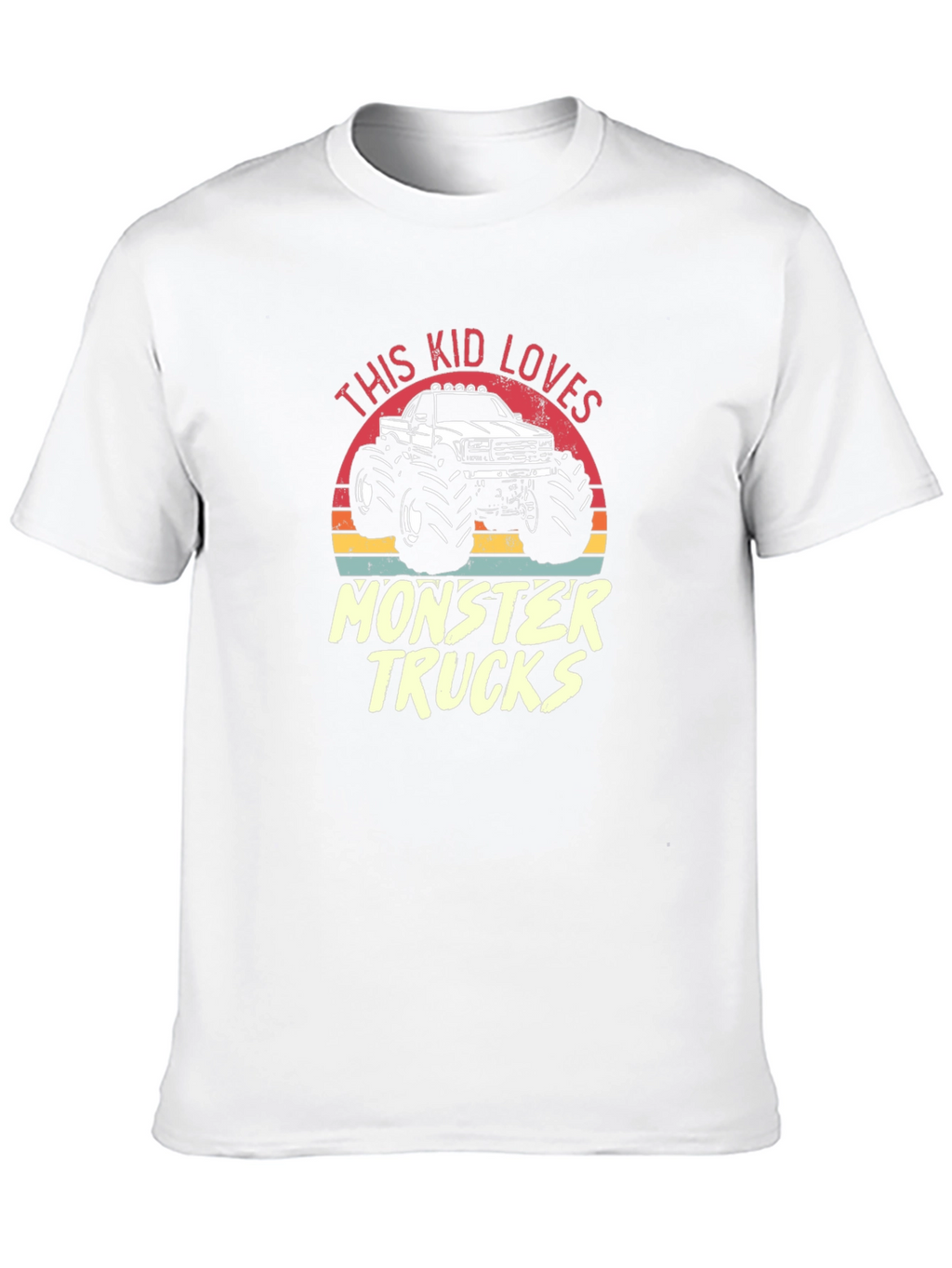 Monster Truck Lover Kids T-Shirt