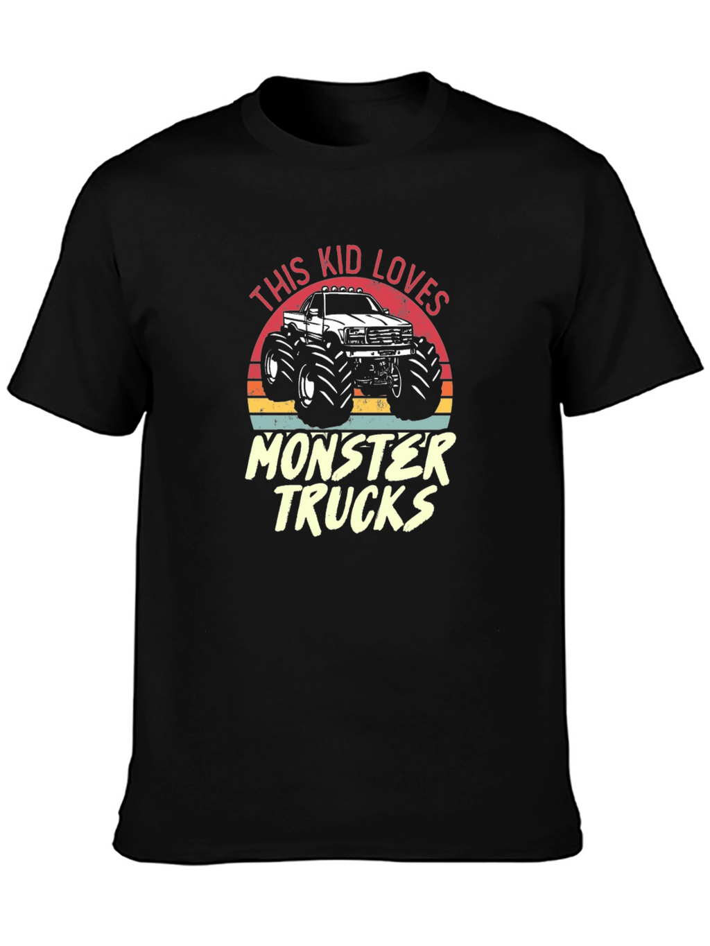Monster Truck Lover Kids T-Shirt