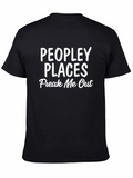 Peopley Places Freak Me Out Graphic Tee