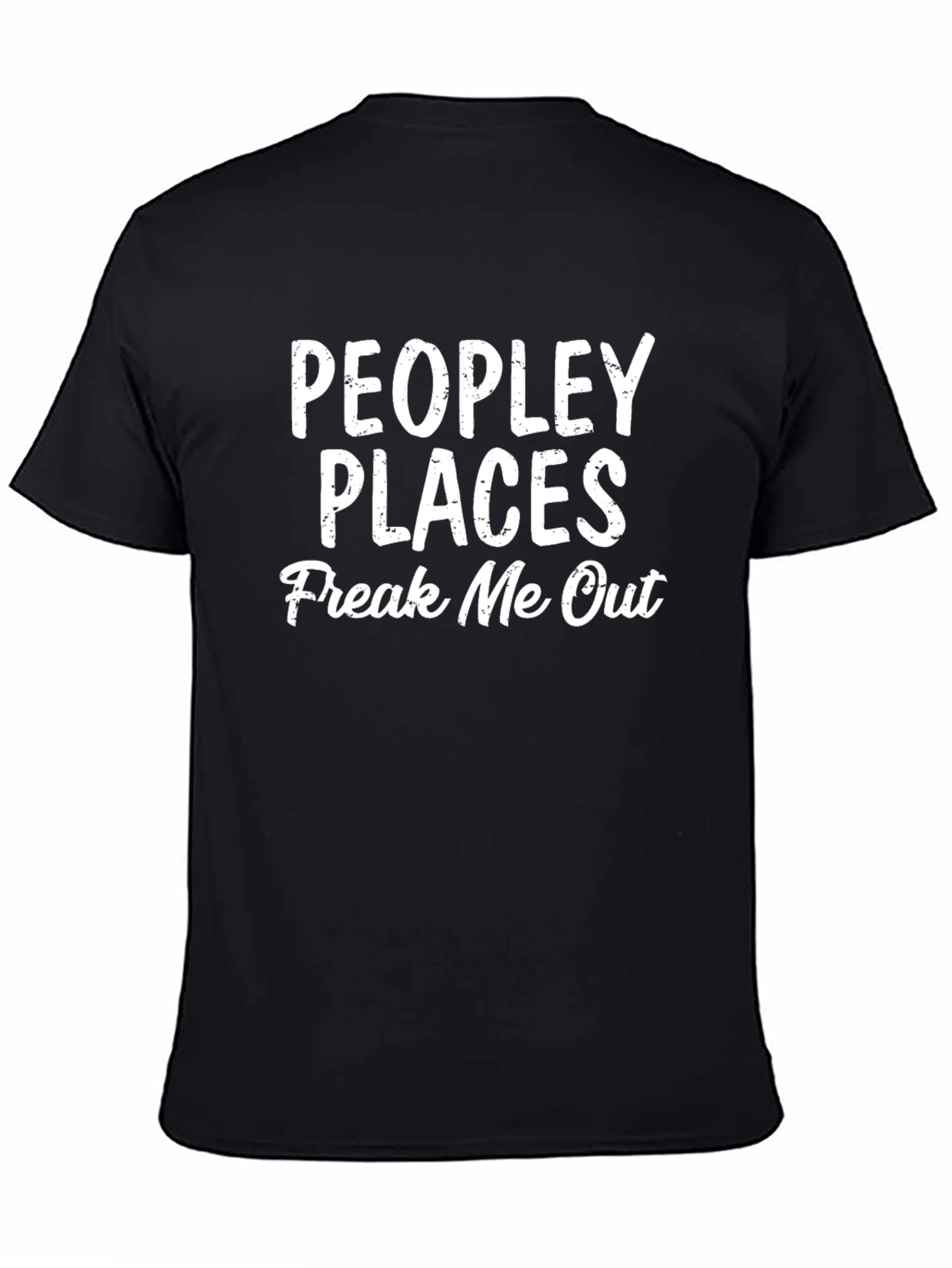 Peopley Places Freak Me Out Graphic Tee