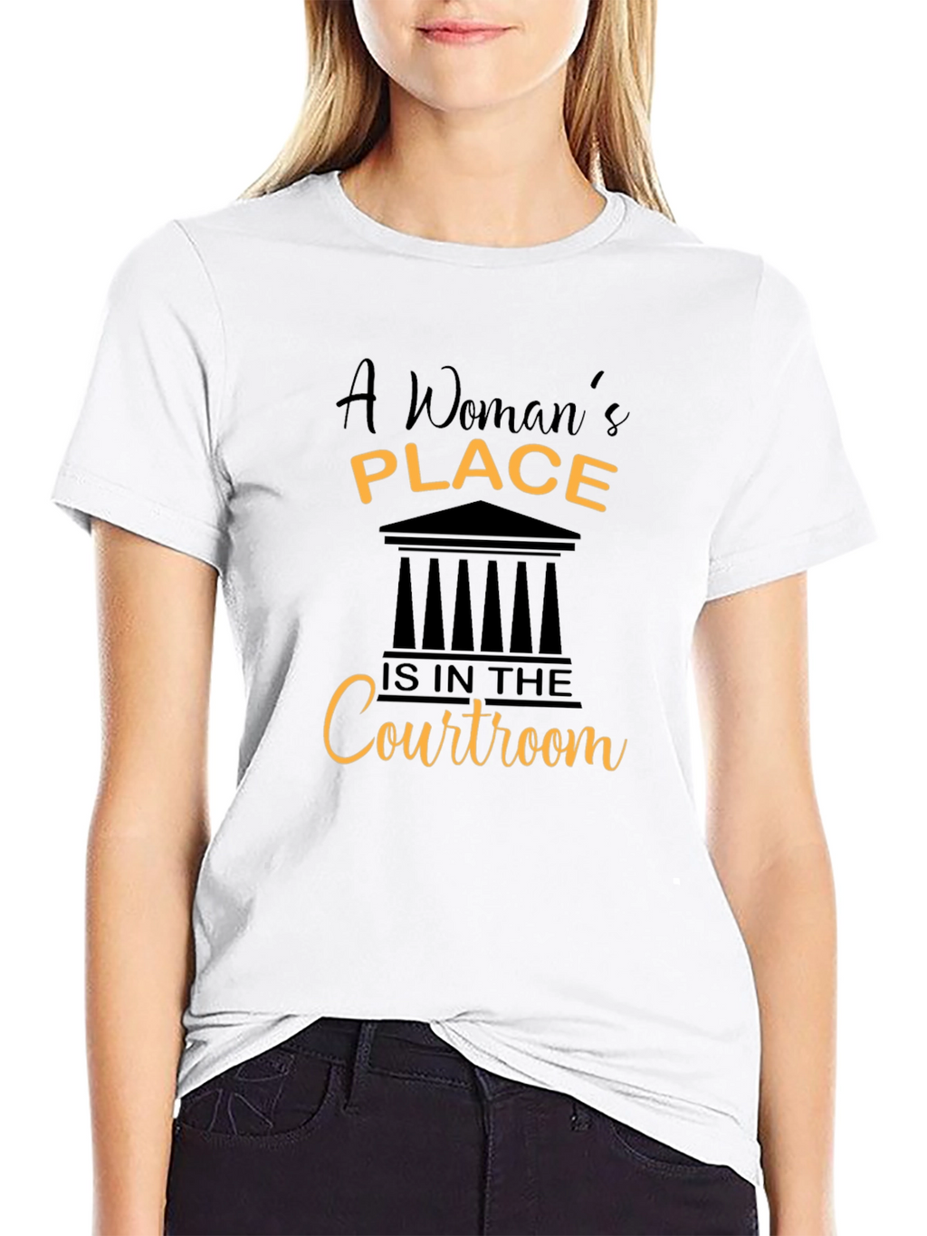 Empowered Womans Place Courtroom T-Shirt