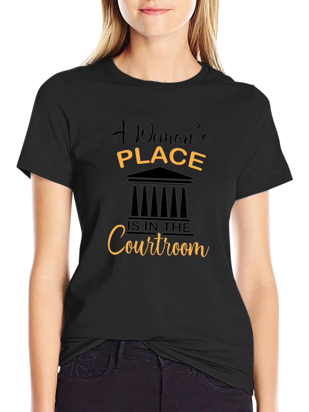 Empowered Womans Place Courtroom T-Shirt