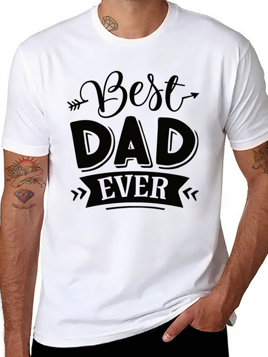 Best Dad Ever T-Shirt - Perfect Fathers Day Gift