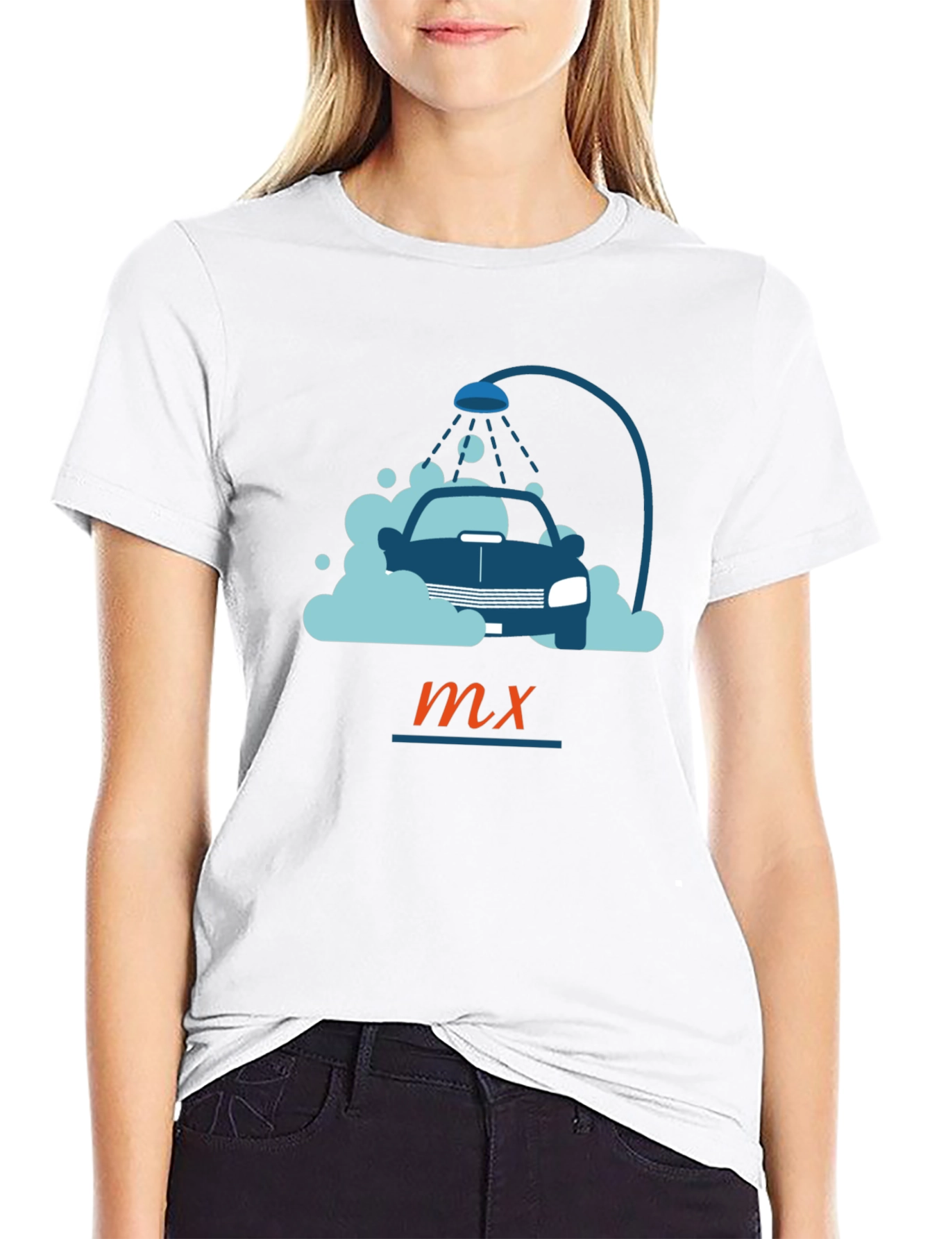 Black Car Wash Graphic T-Shirt