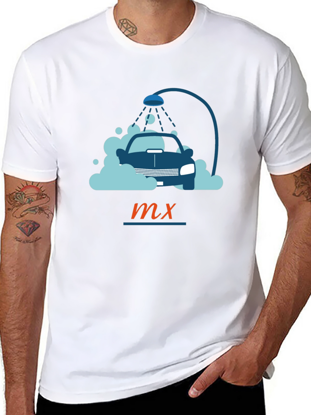 Black Car Wash Graphic T-Shirt