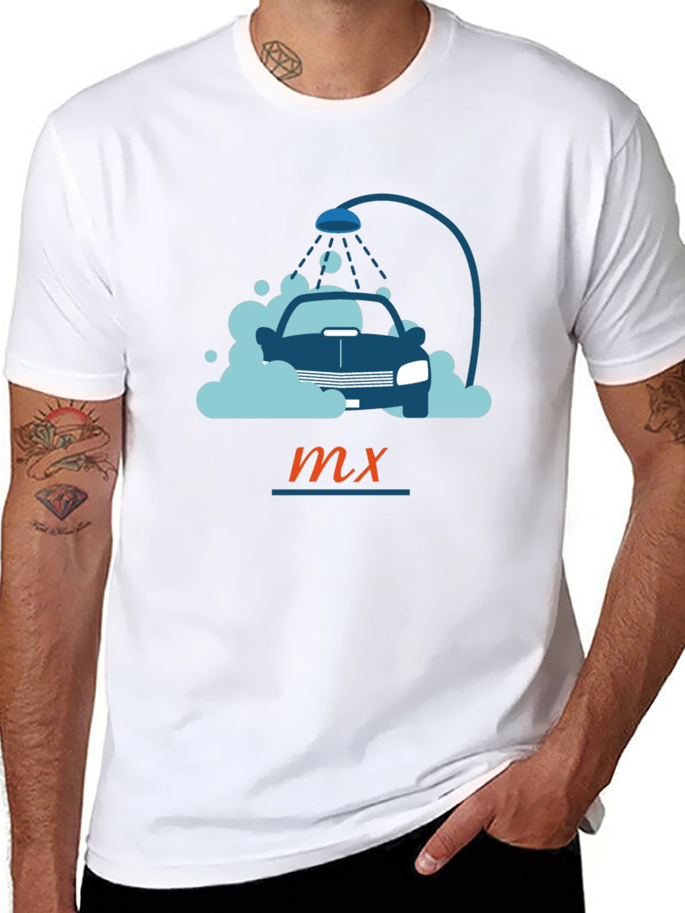Black Car Wash Graphic T-Shirt