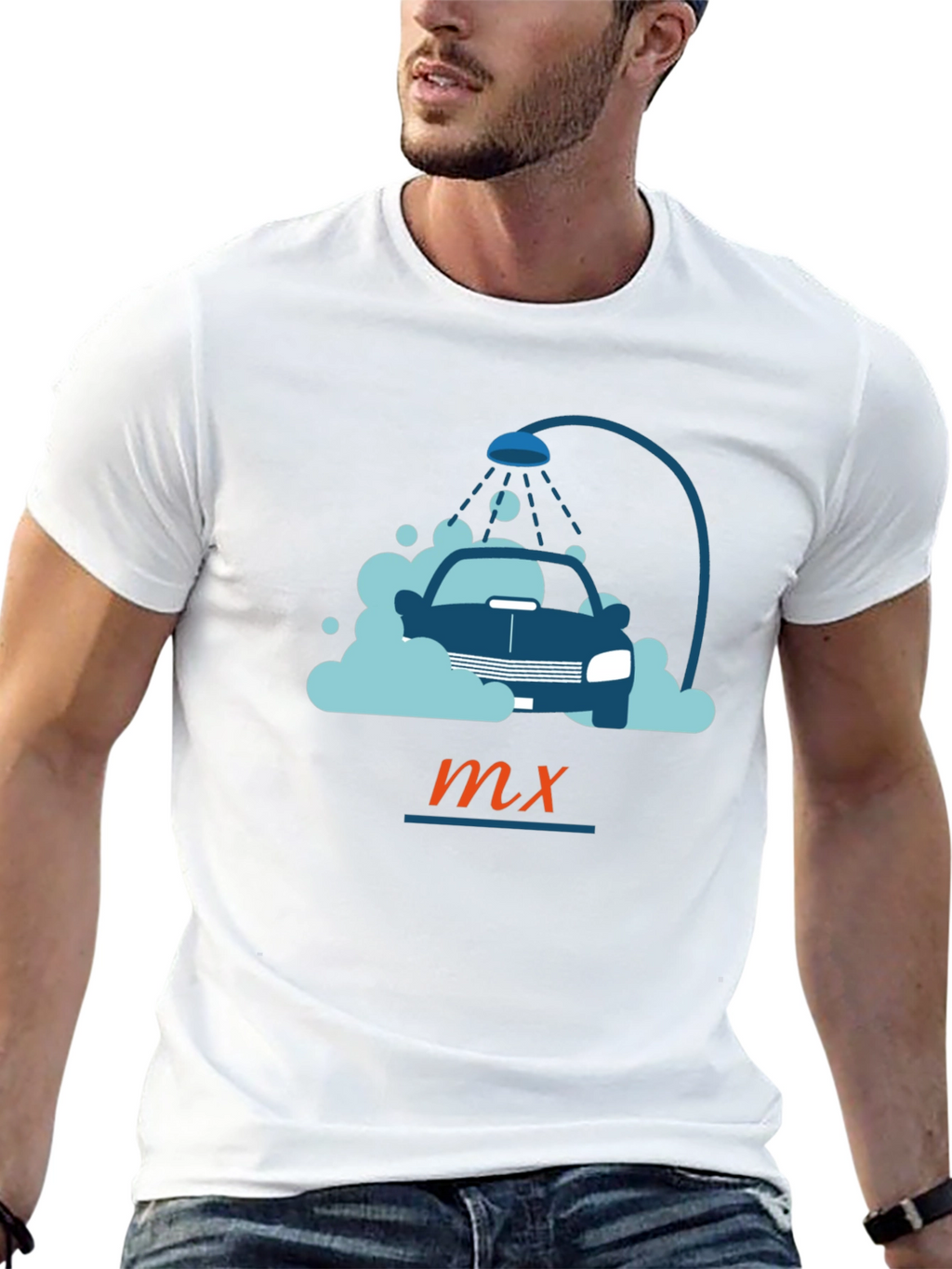 Black Car Wash Graphic T-Shirt