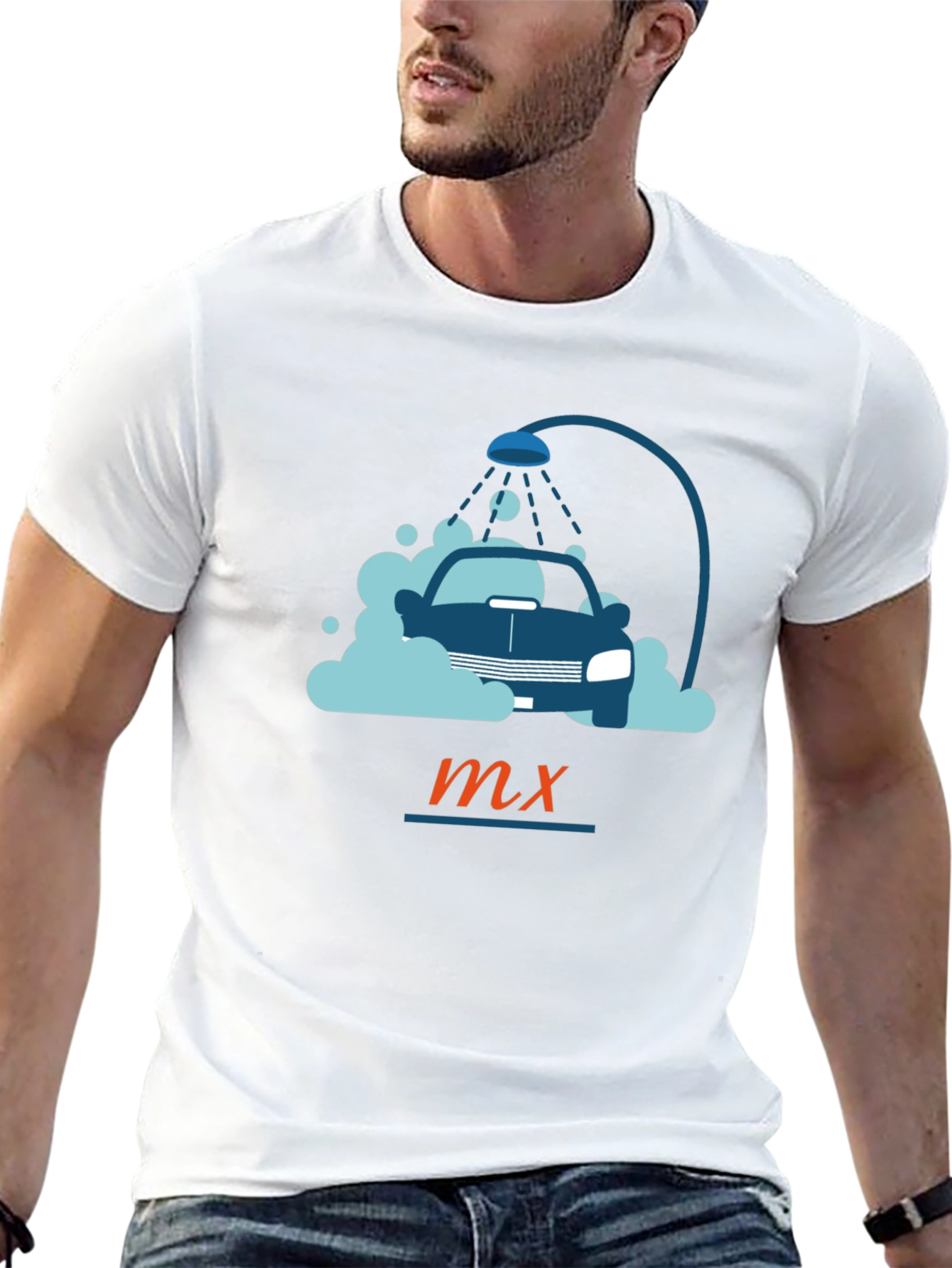 Black Car Wash Graphic T-Shirt