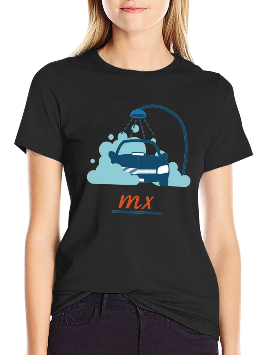 Black Car Wash Graphic T-Shirt
