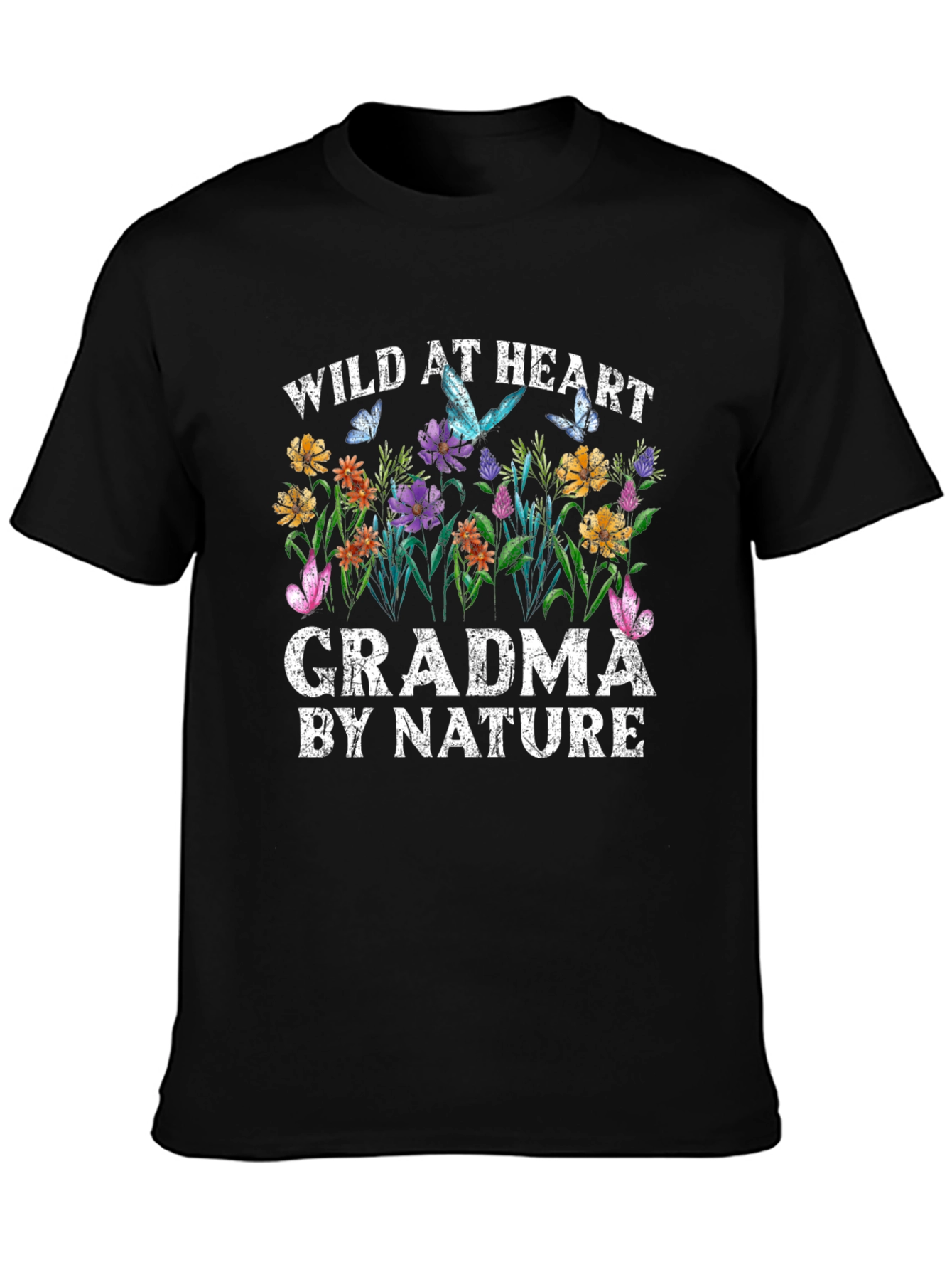Wild at Heart Grandma Nature Graphic Tee