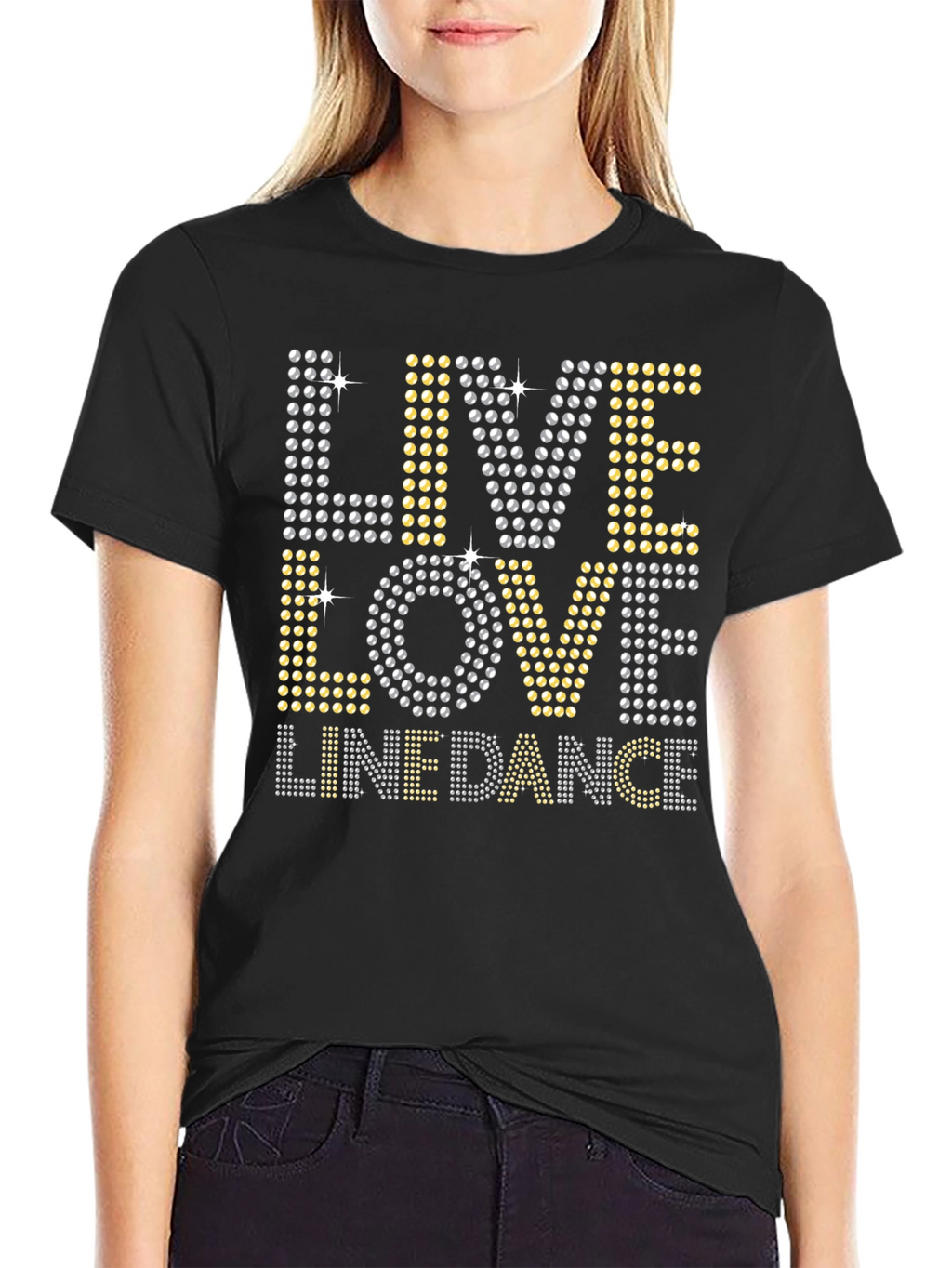 Live Love Linedance Rhinestone T-Shirt