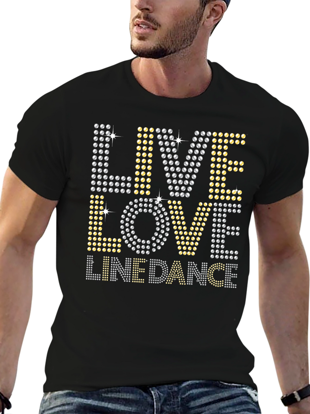Live Love Linedance Rhinestone T-Shirt