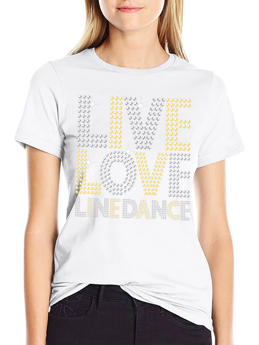 Live Love Linedance Rhinestone T-Shirt
