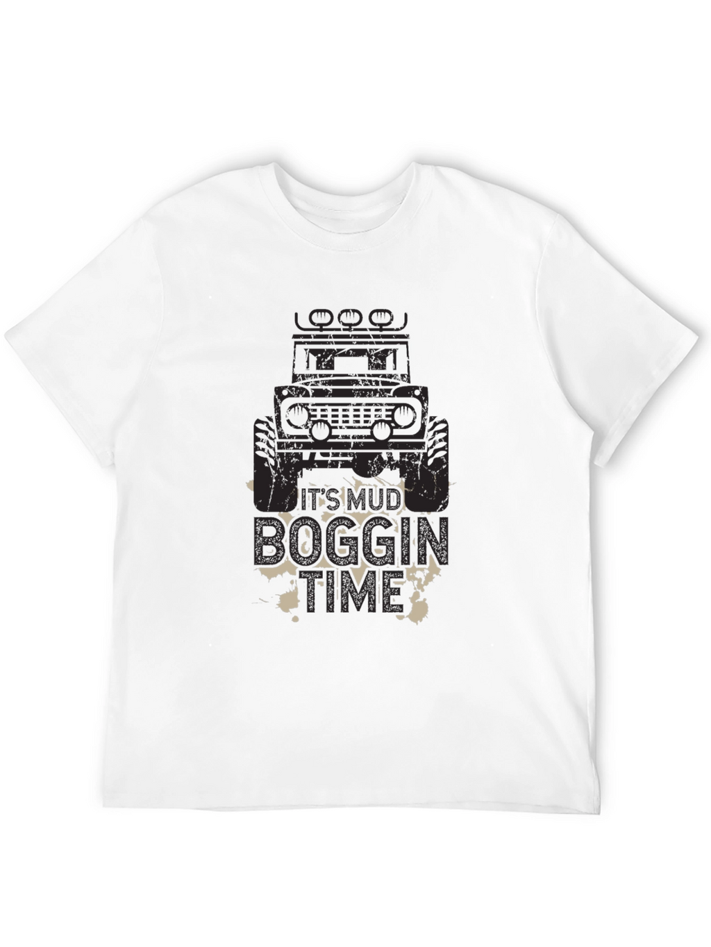 Mud Boggin Time Black Graphic Tee