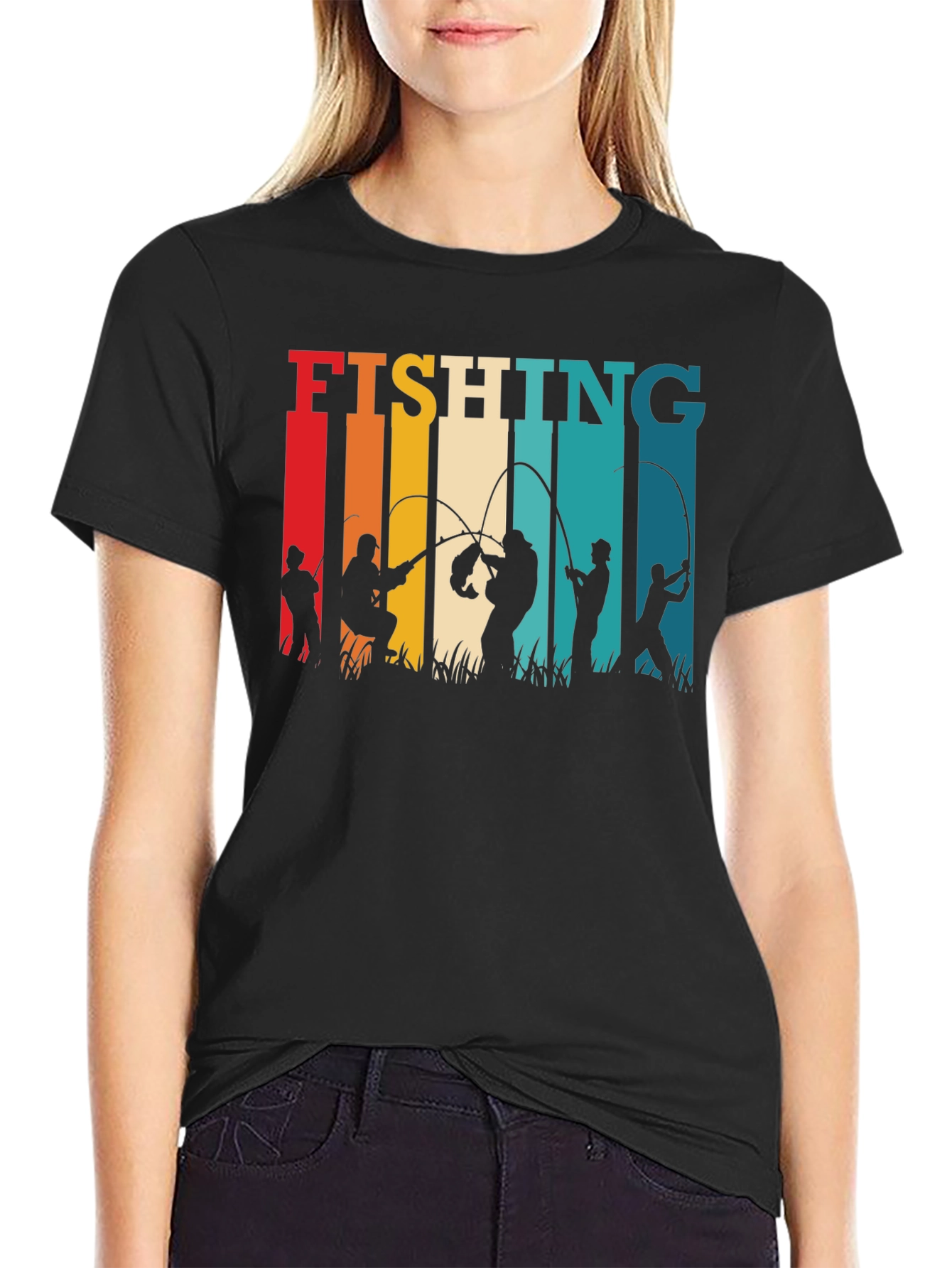 Vintage Fishing Graphic T-Shirt