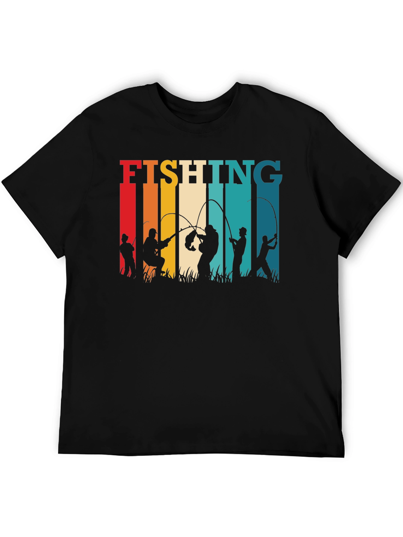 Vintage Fishing Graphic T-Shirt