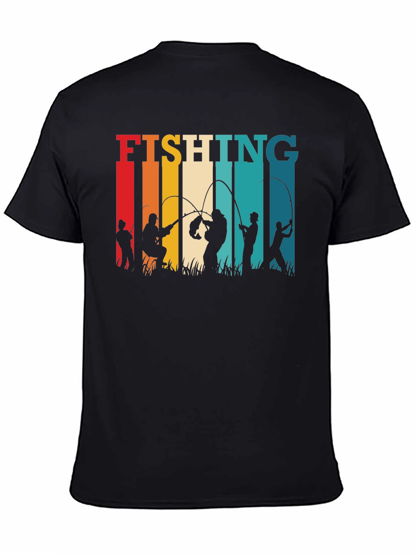 Vintage Fishing Graphic T-Shirt