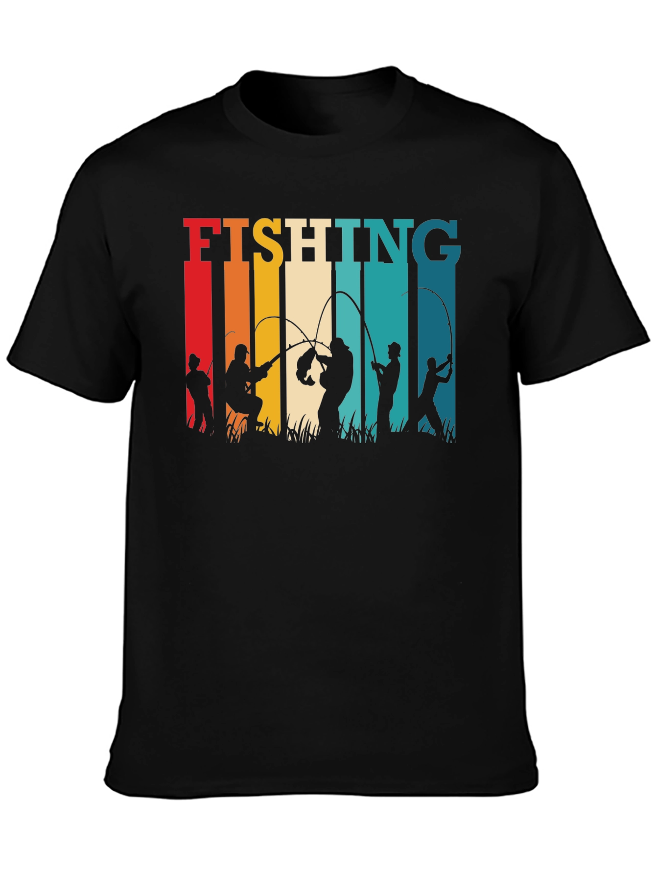 Vintage Fishing Graphic T-Shirt